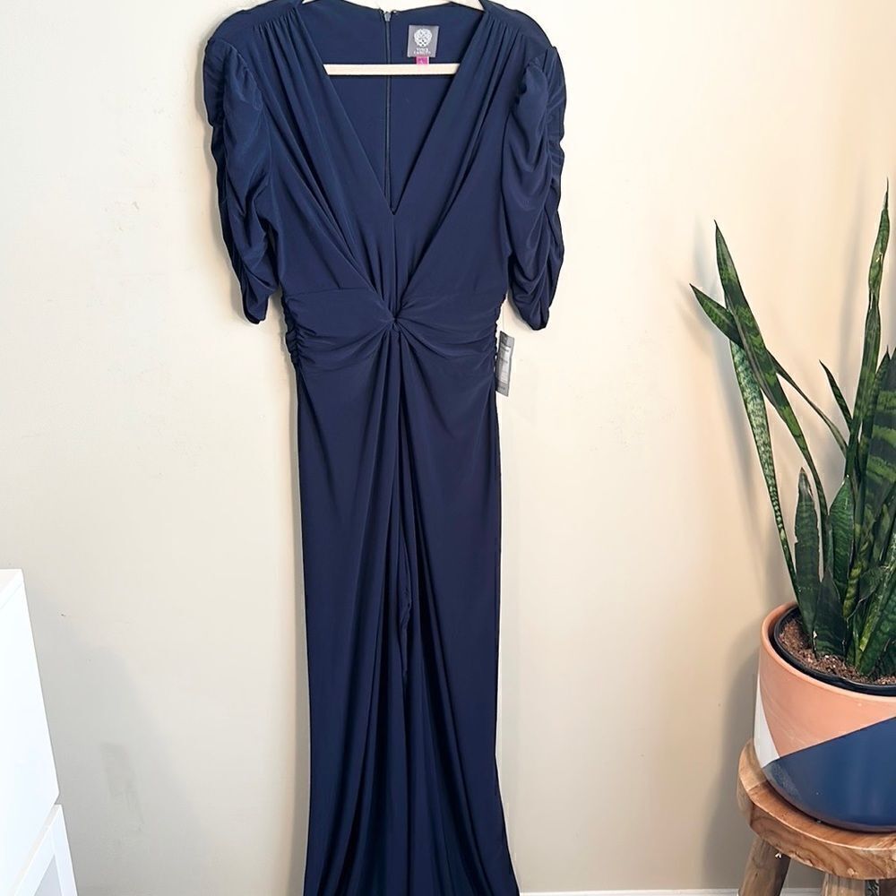 Vince Camuto New Navy Blue Jumpsuit L